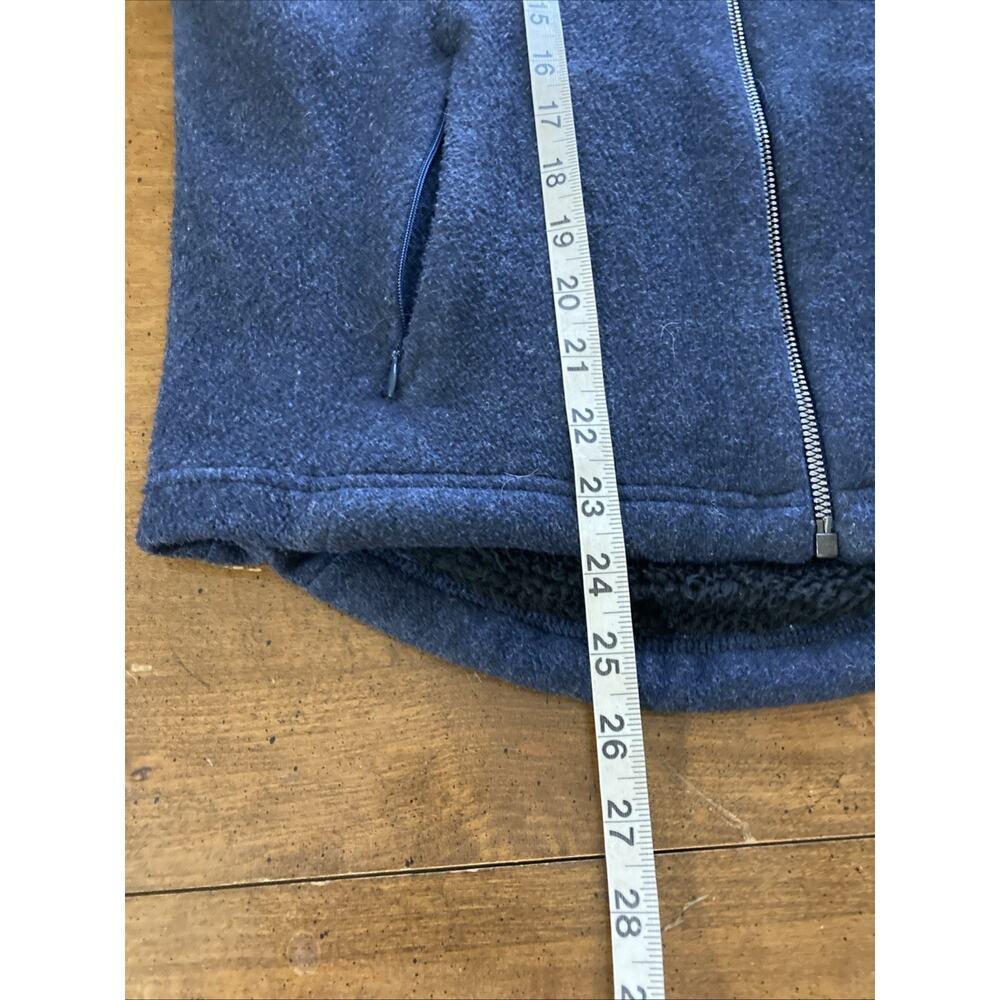 Alo Yoga Dream Fleece Jacket Sz S Blue Full Zip ballet sleeves Activewear - Picture 9 of 11